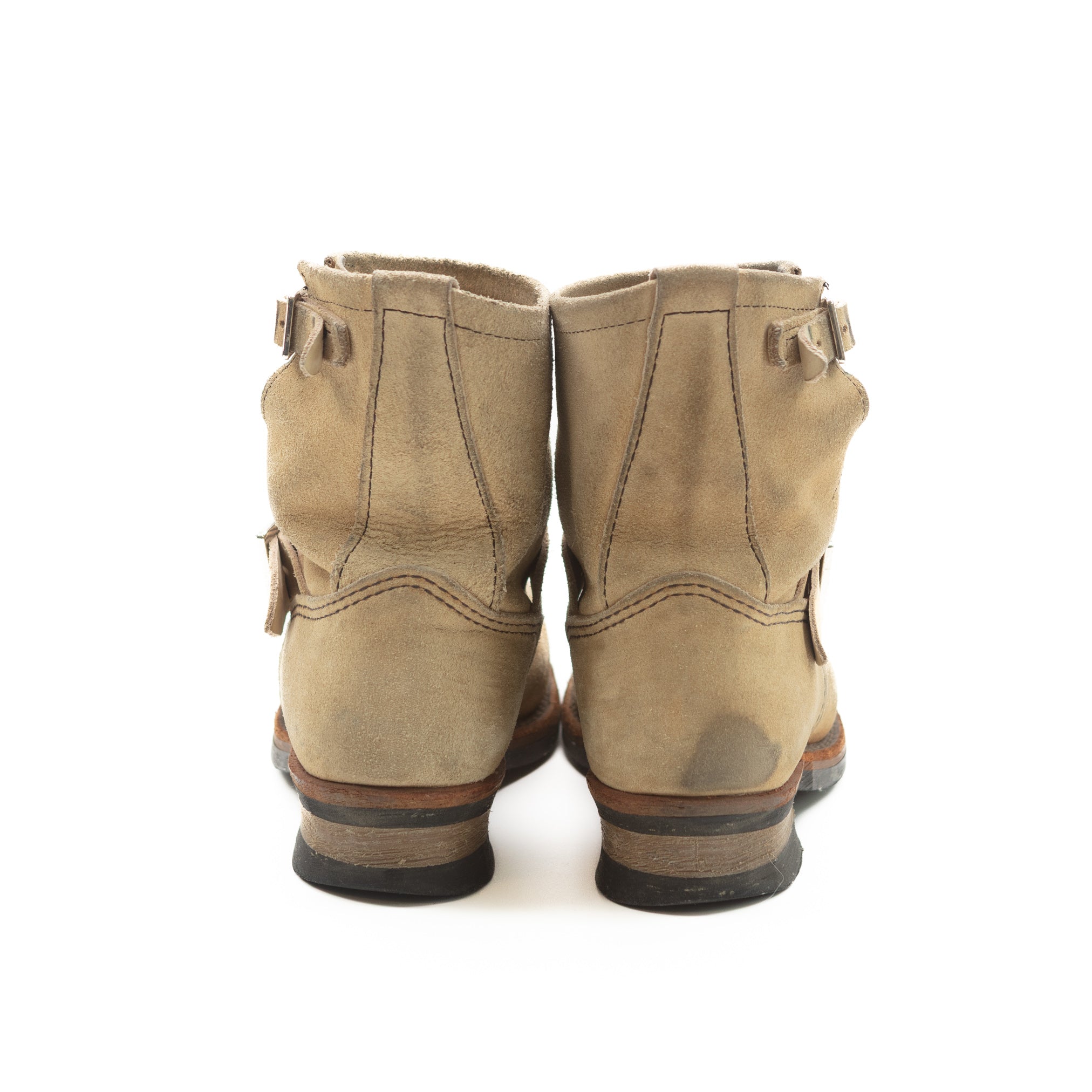 Engineer Short Boots 2965 Hawthorne Beige #1359 – The Revive Club