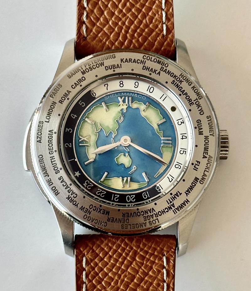 Shellman & Co Worldtimer Minute Repeater Cloisonné dial