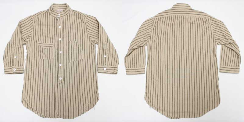 フリーホイーラーズ 【ザ・スキッパー （7分袖ワークシャツ） ＜モカ