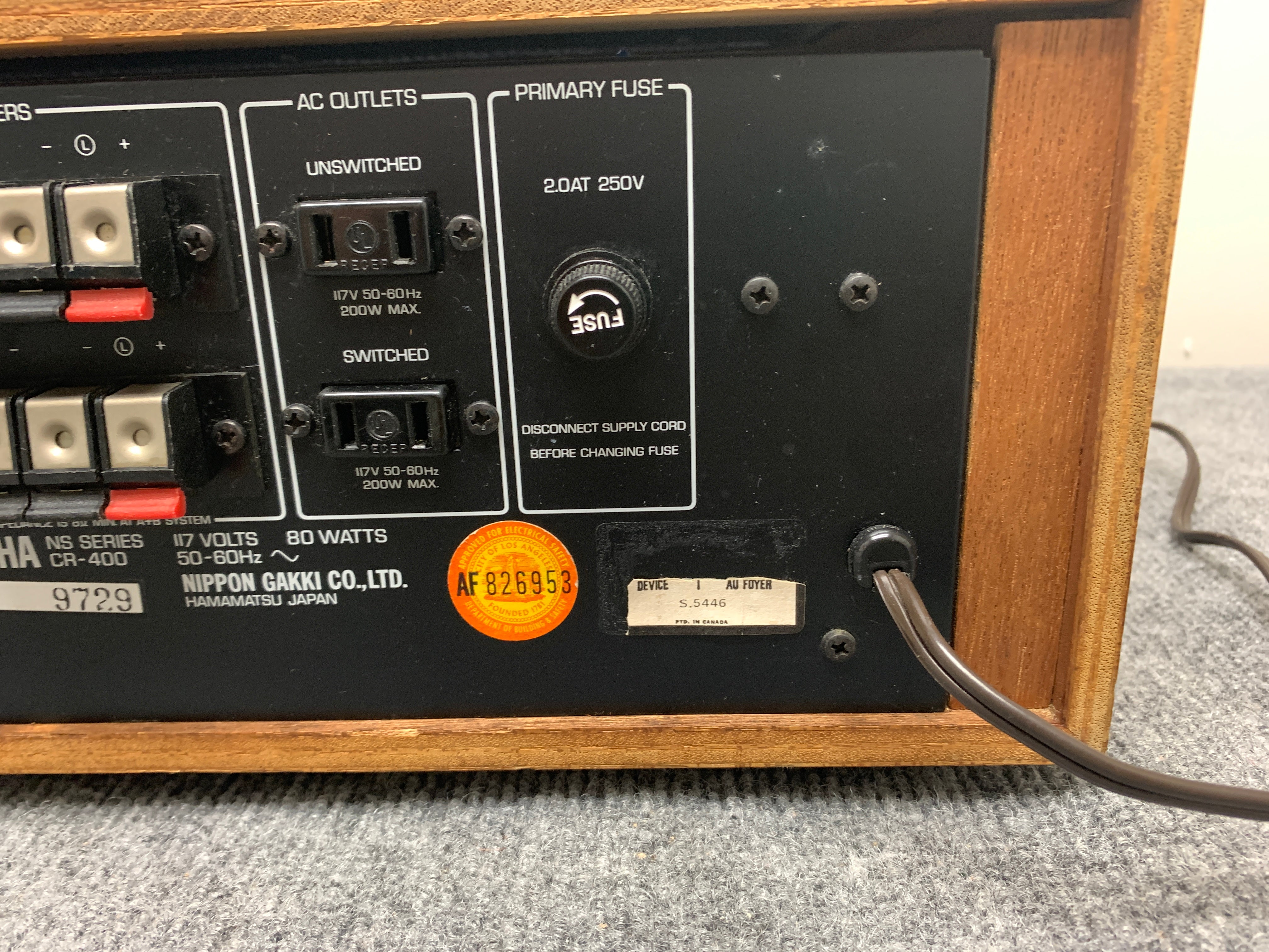 Yamaha CR400 Stereo Receiver – The Turntable Store