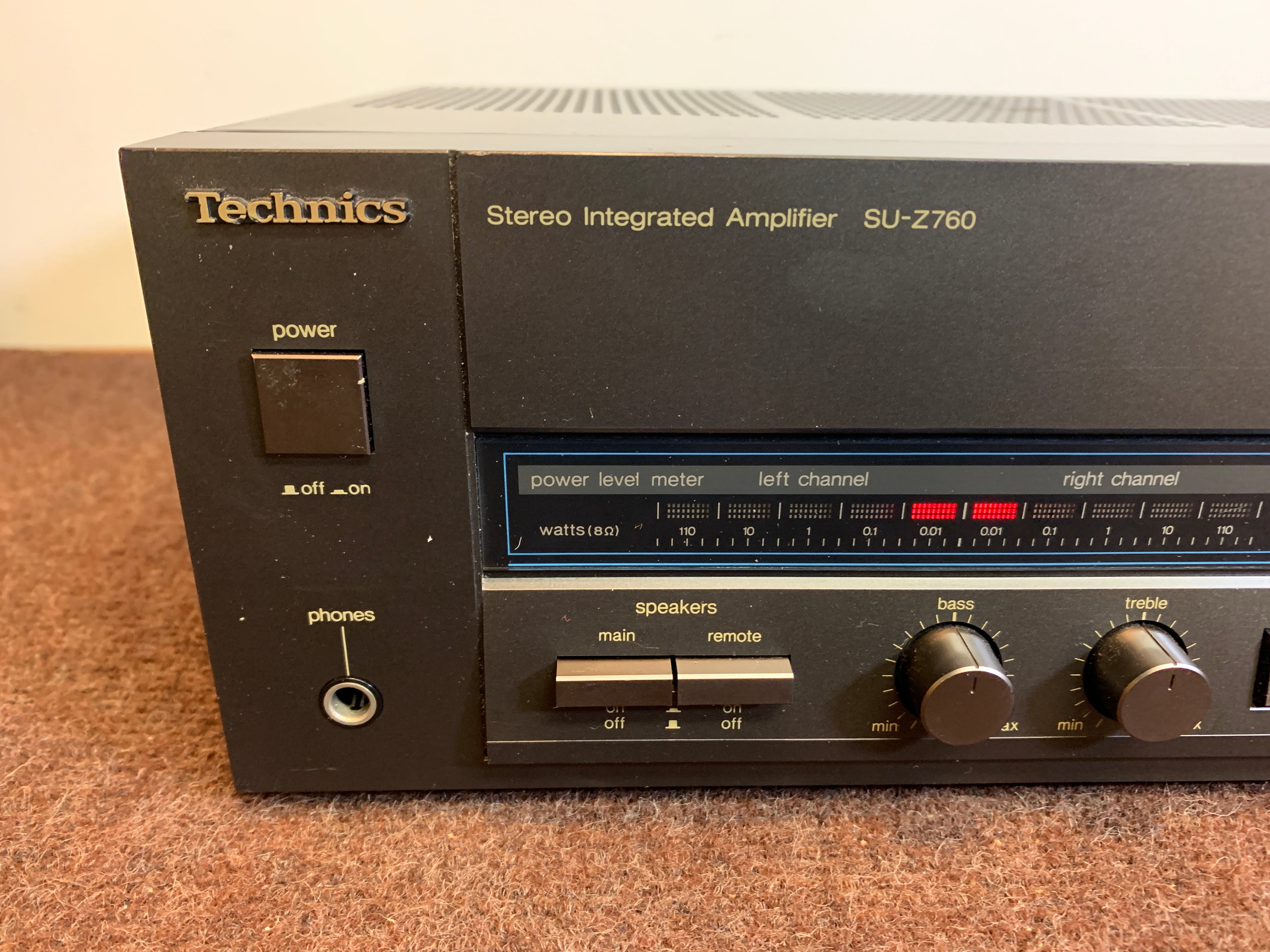 Technics SU-Z760 Stereo Integrated Amplifier * 100W RMS * – The