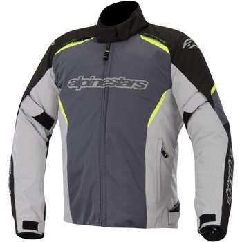 Alpinestars Gunner Textile Jacket (Grey/Black/Yellow) The Visor