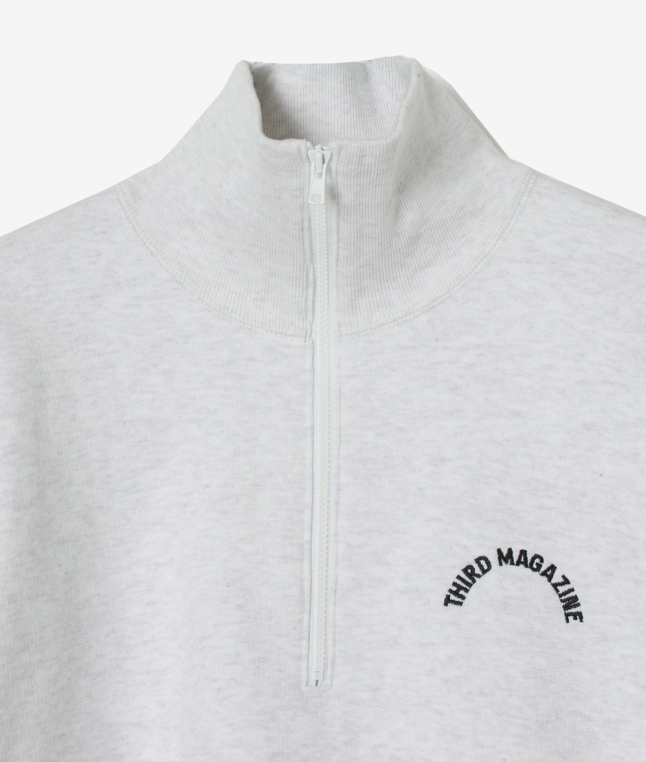 ハーフジップロゴスウェット(A0851UTS005)｜THIRD MAGAZINE (サード