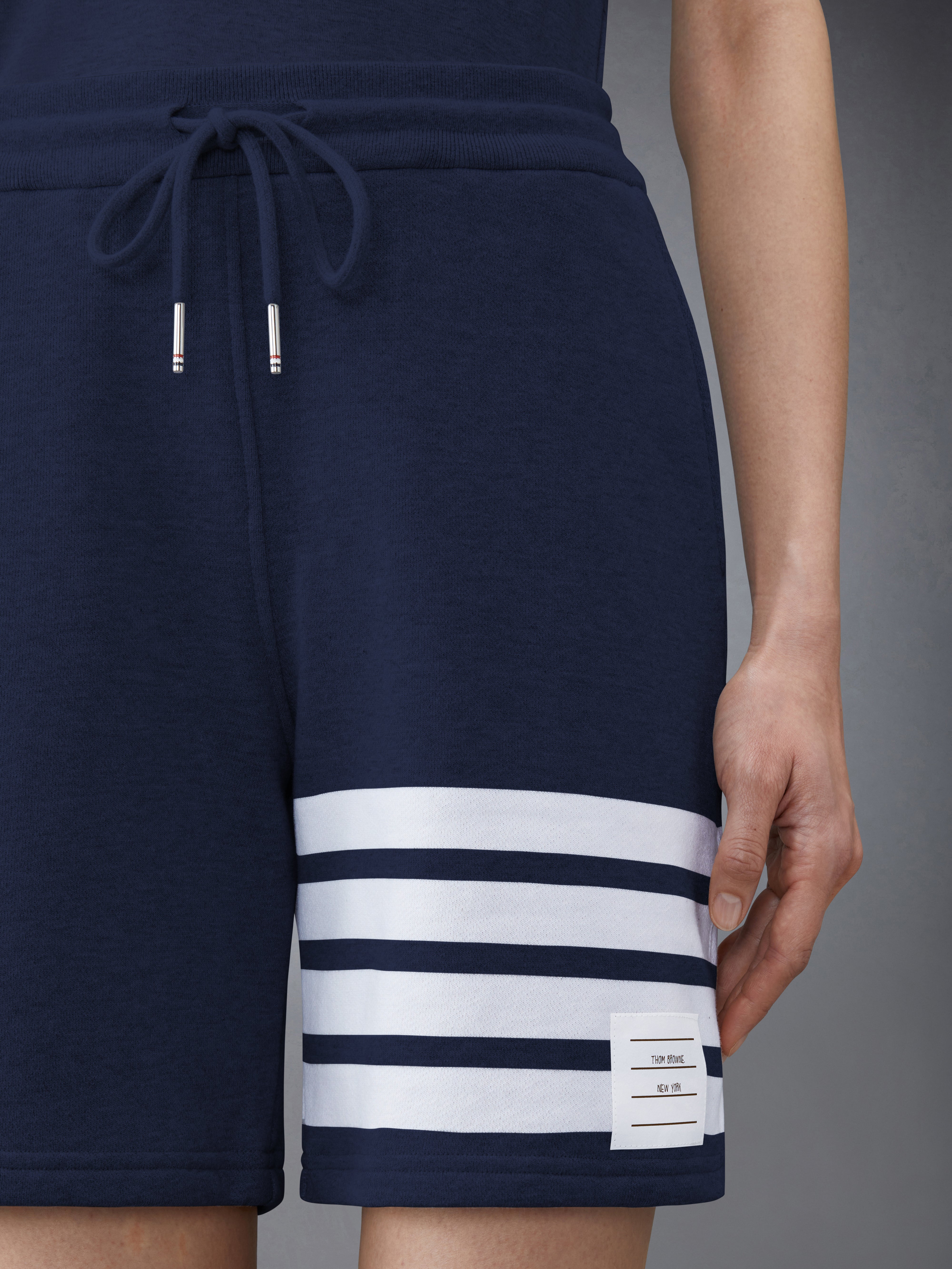 Classic Loopback 4 Bar Shorts | Thom Browne