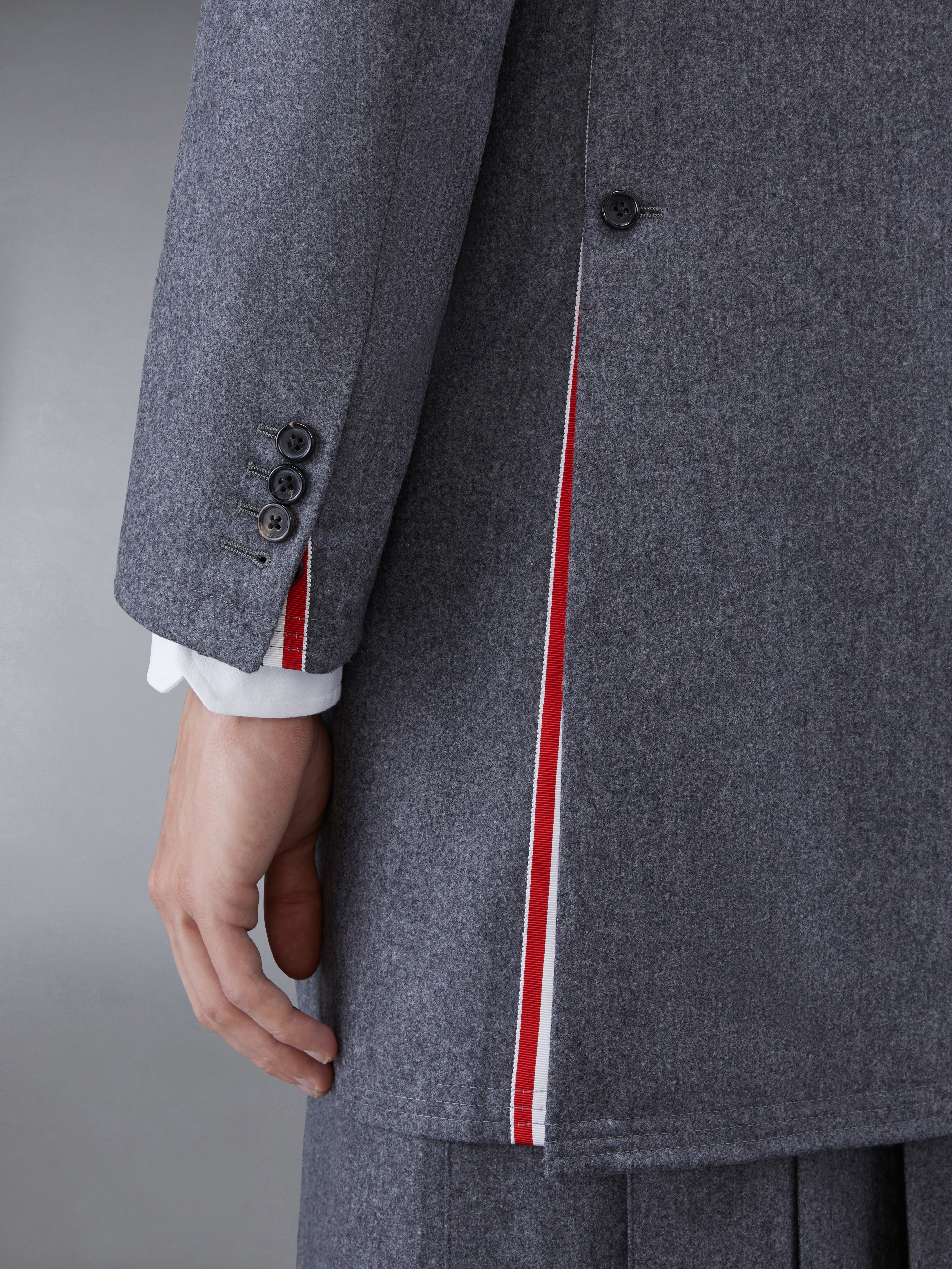 フランネル 4BAR クラシック チェスターフィールド オーバーコート