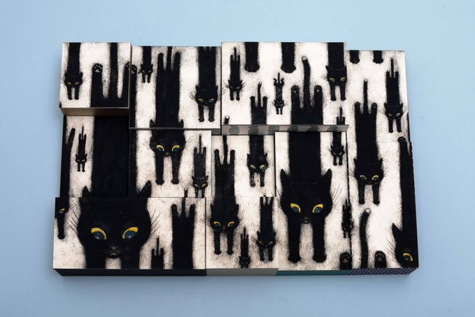 坂本千明『ぼくはいしころ』原画展 | 本屋 Title