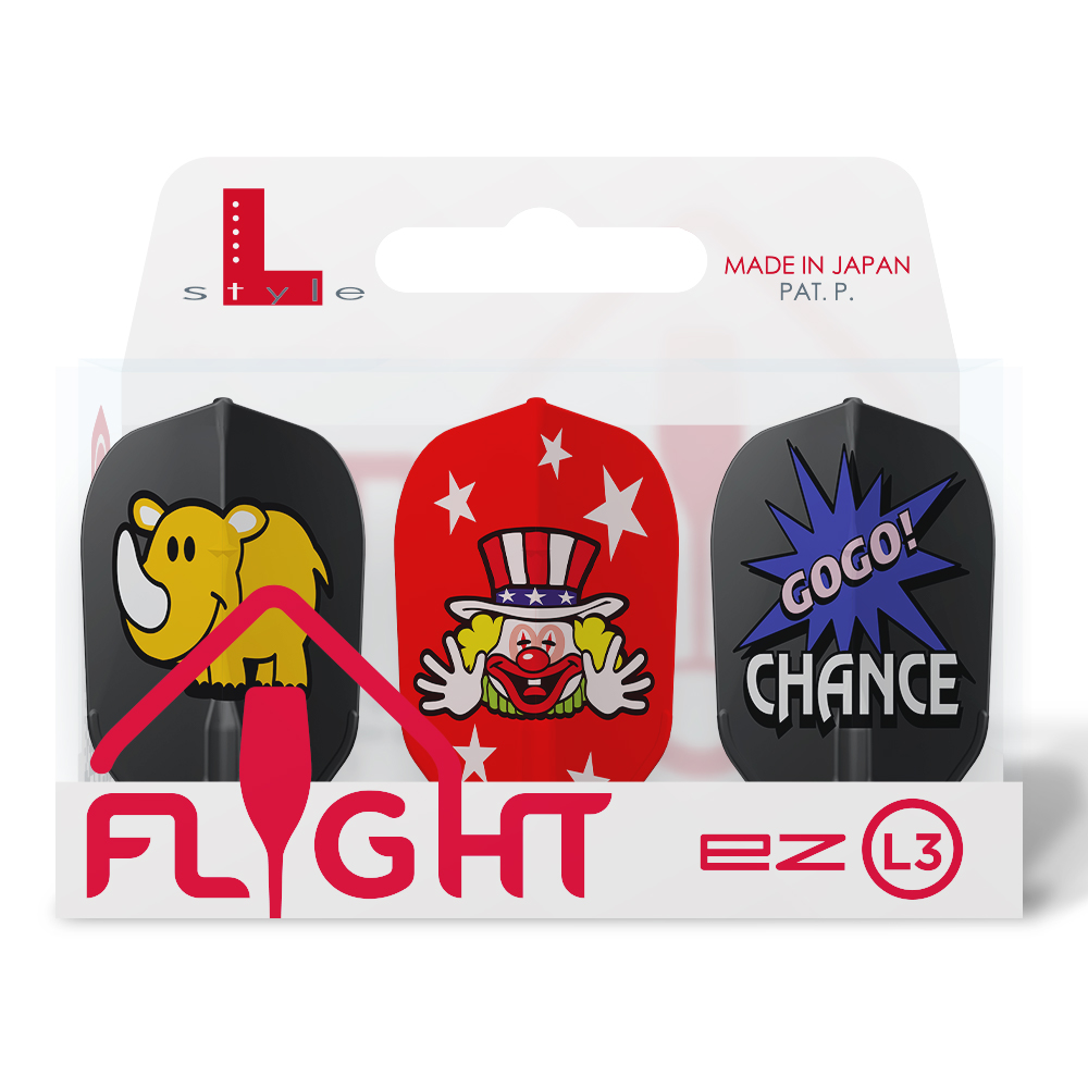 ダーツ フライト L-style × JUGGLER ver2 L-Flight EZ エルスタイル