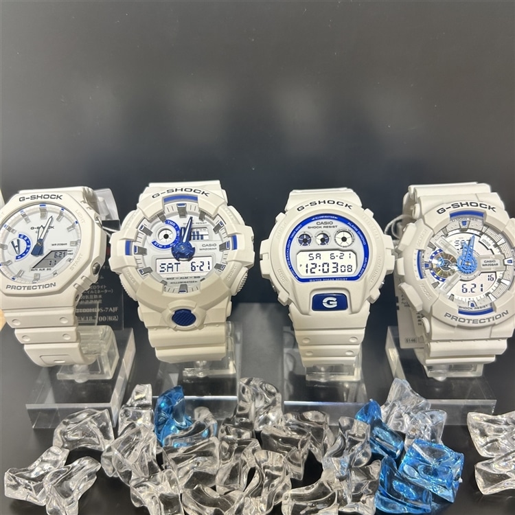 G-SHOCK】ホワイト&ブルーの時計のご紹介〈junksルクア〉 - ジャンクス