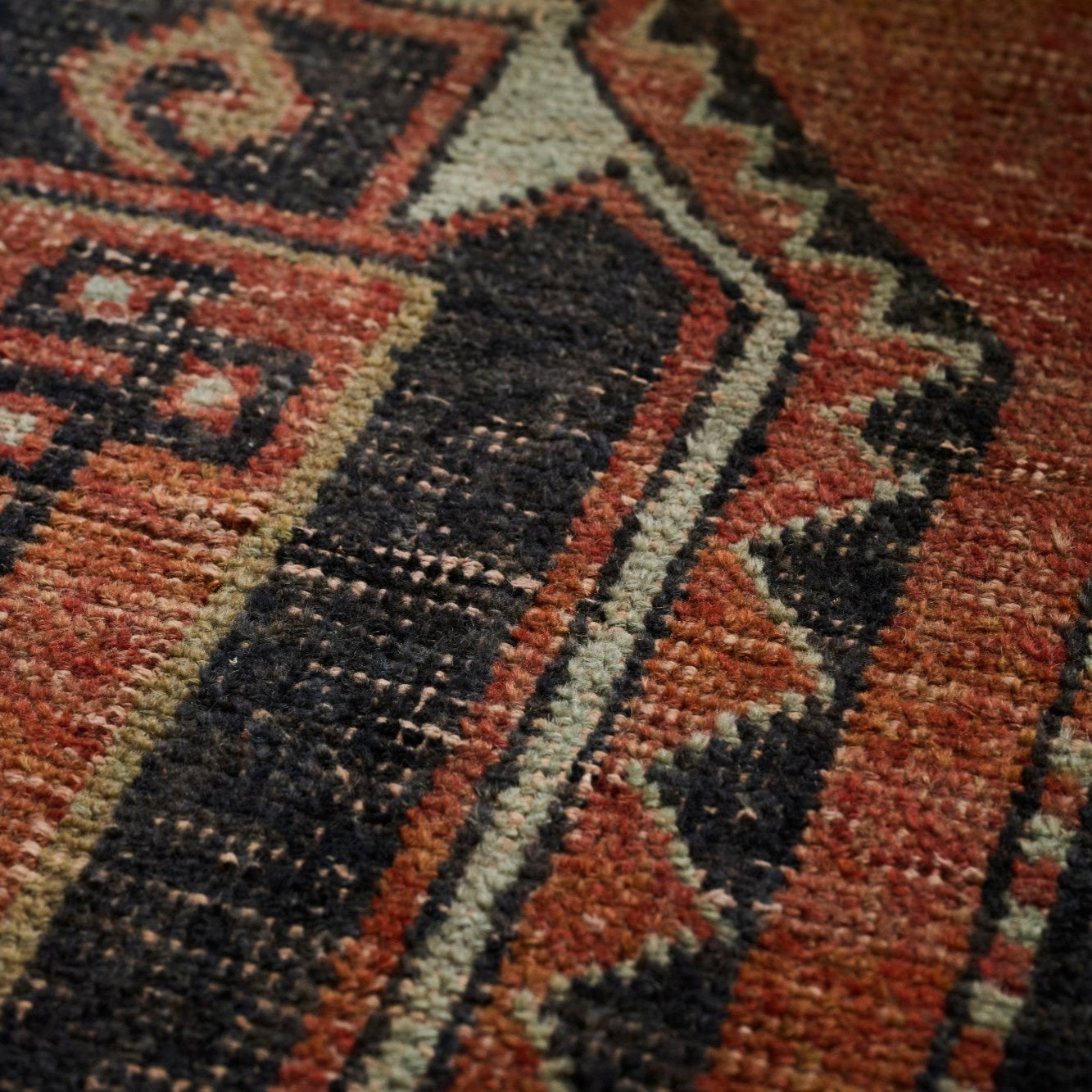 ヴィンテージラグ | トルコ・ドアサイズ No.05 | 赤色 | 89×47 – tiflo