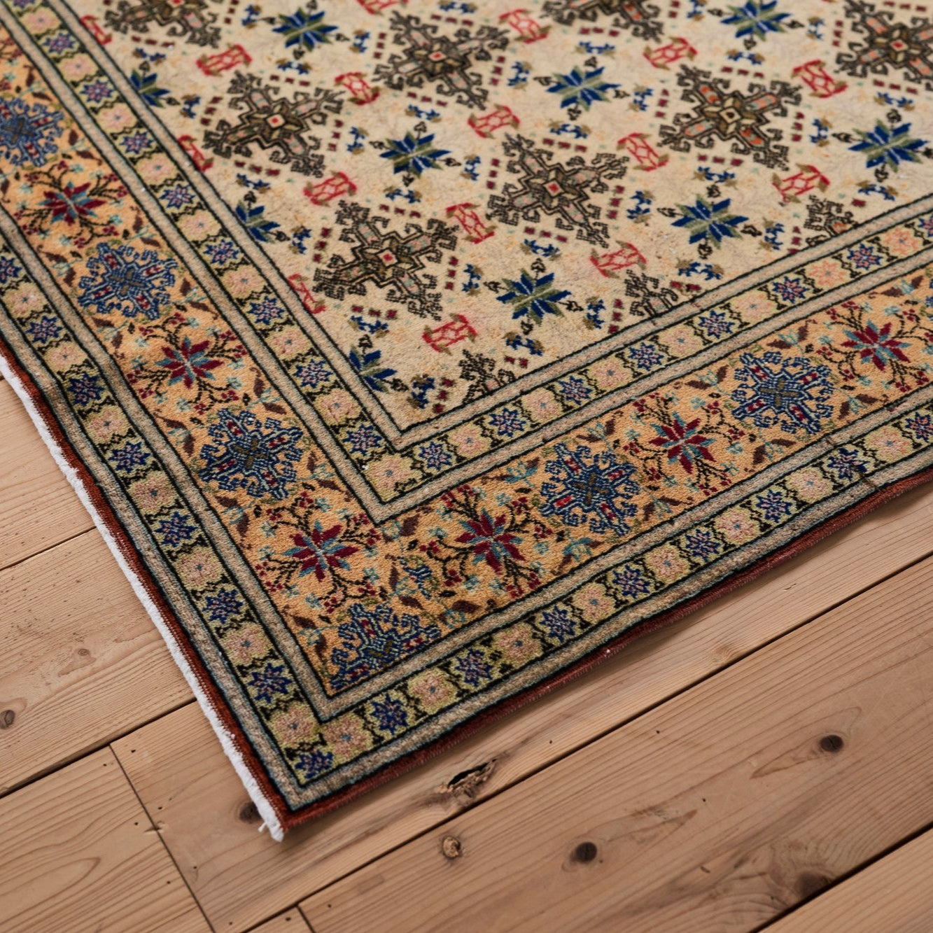 ヴィンテージラグ | トルコ・カイセリ No.01 | 黄色 | 223 × 146 – tiflo