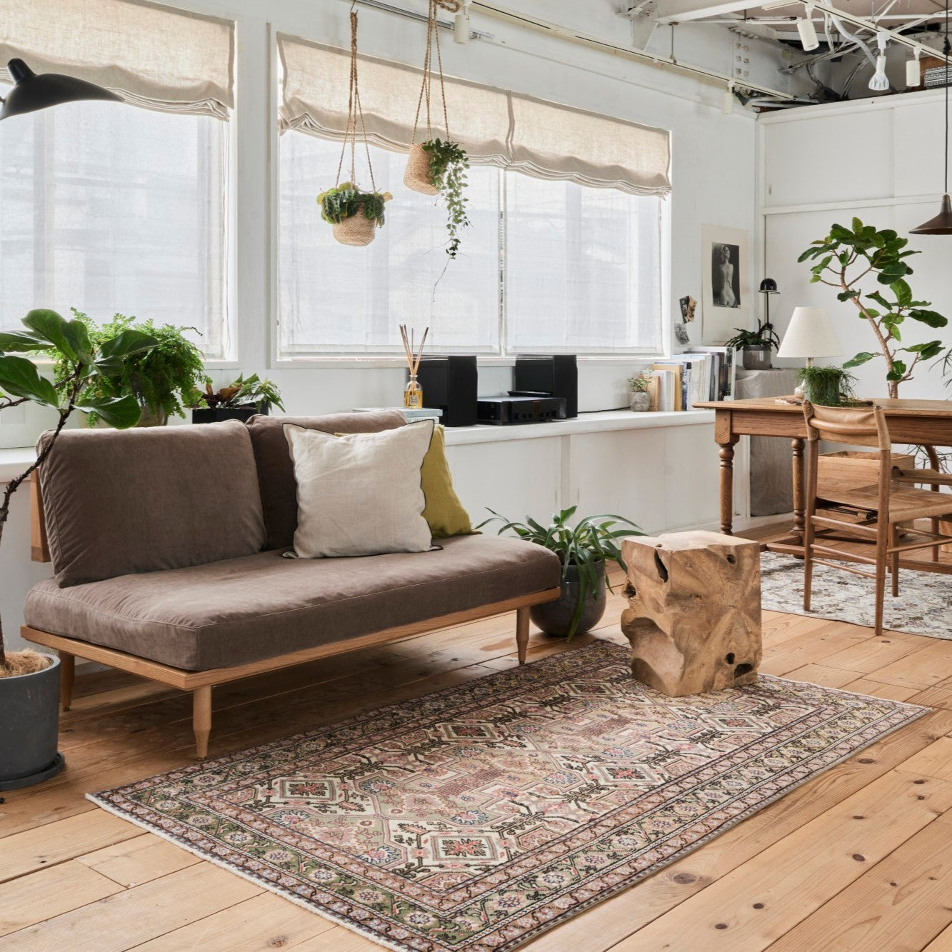 ヴィンテージラグ | トルコ・カイセリ No.02 | 茶色 | 175×115 – tiflo