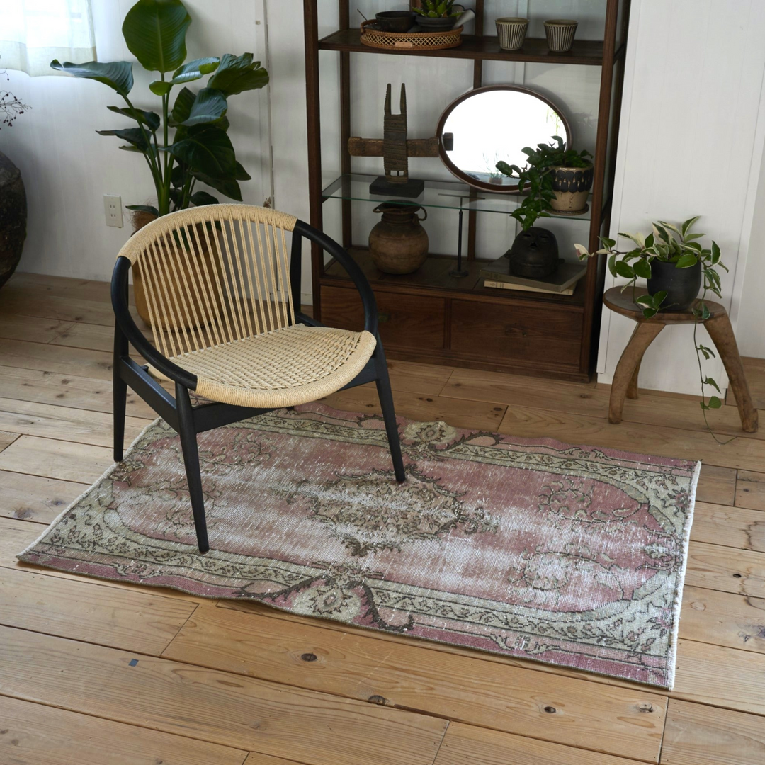 ヴィンテージラグ | トルコ・イスパルタ No.07 | 赤色 | 149 × 97 – tiflo