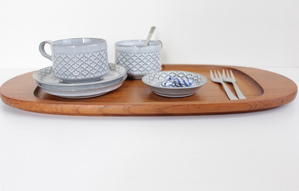 北欧ビンテージ トレー Nissen トレー/オーバル型