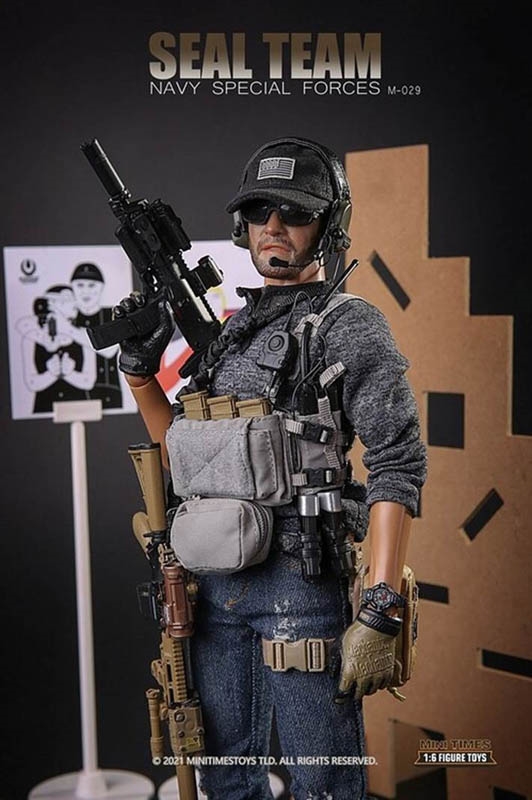 SEAL Team Navy Special Forces - Mini Times 1/6 Scale Figure