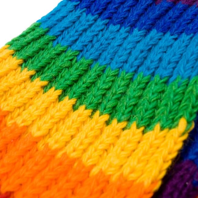 カラフルボーダーレトロマフラー 【レインボー】 の通販 - TIRAKITA.COM