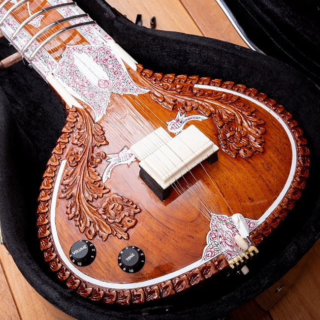 Kartar Music House社製】エレクトリックシタールセット（グラス