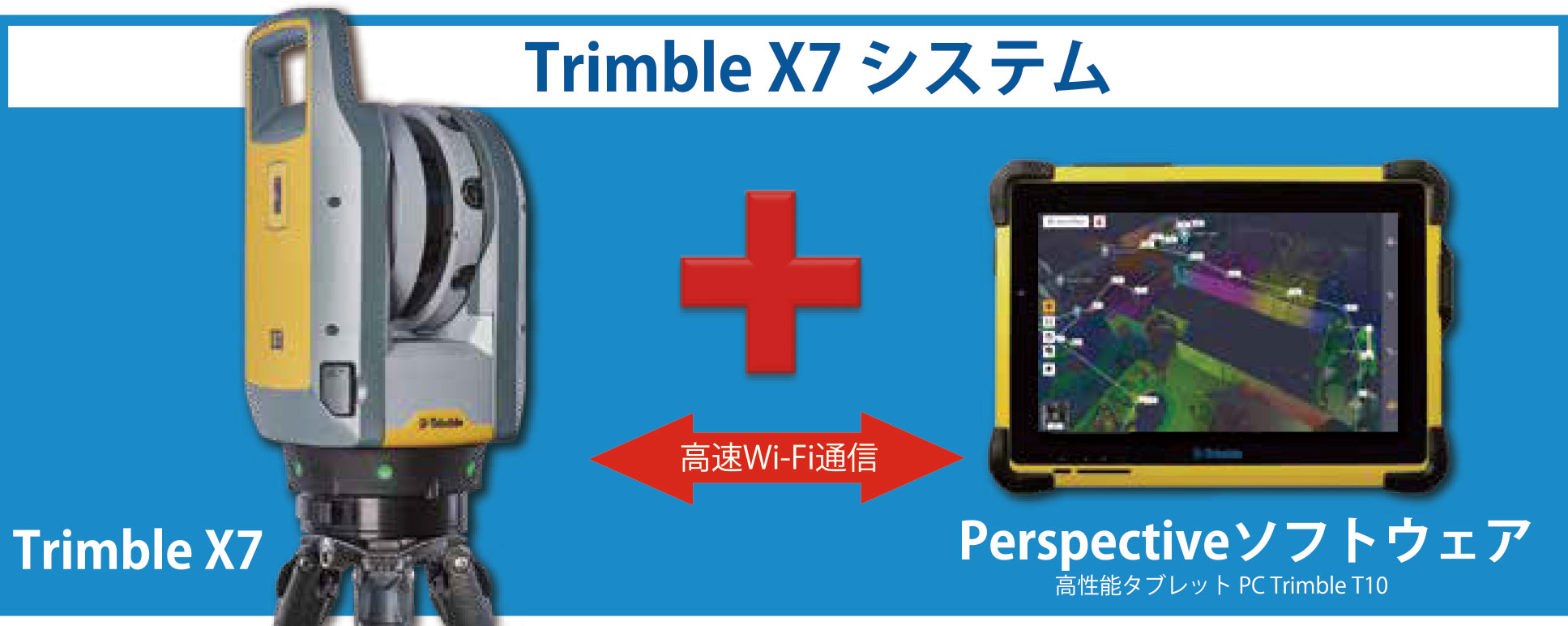 Trimble X7 | 3Dレーザスキャナ | トリンブルパートナーズ関東