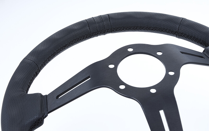 GReddy スポーツステアリング ディープタイプ -Black Edition- | TRUST