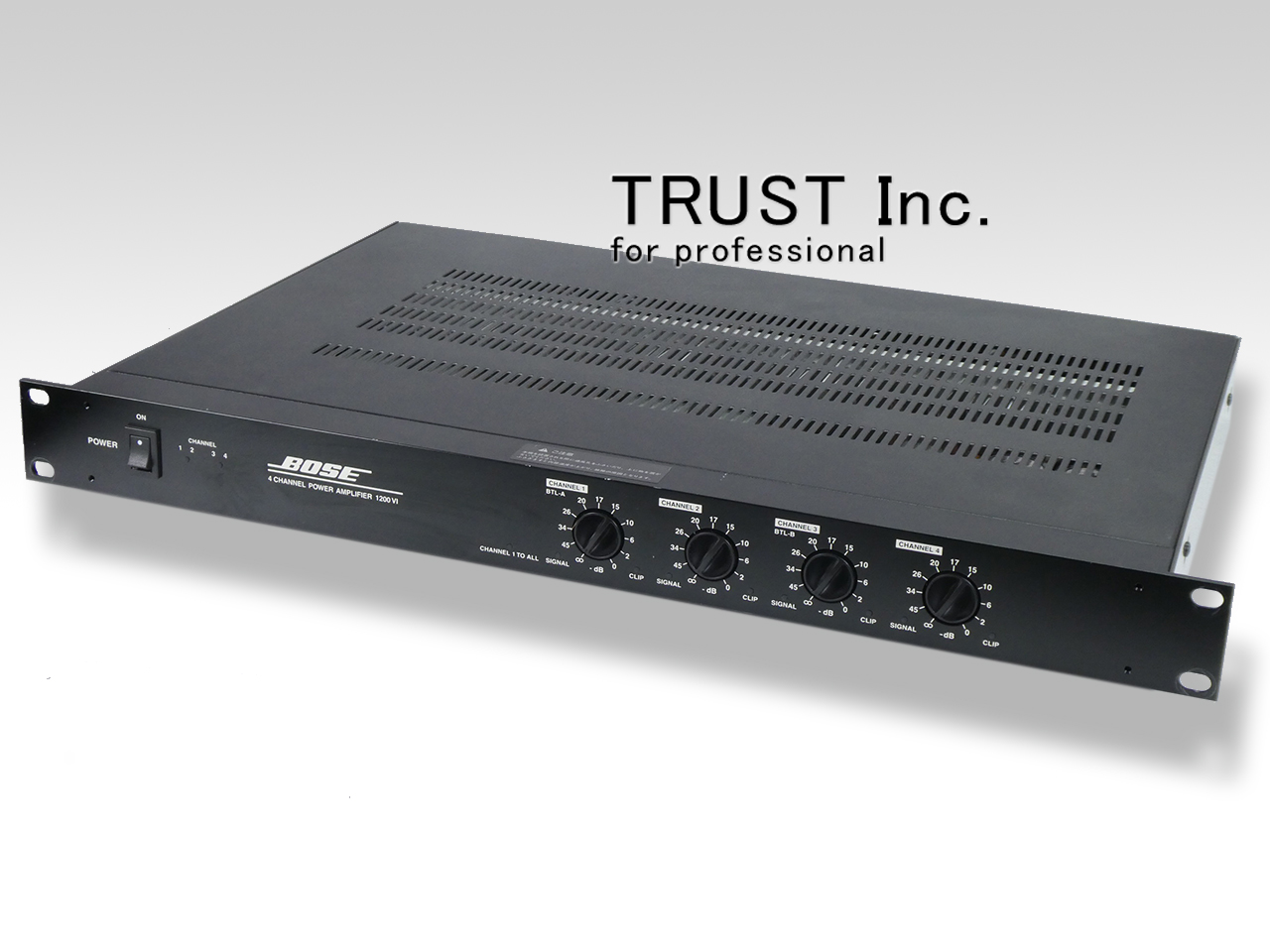 1200VI / 4ch Power Amplifier【中古放送用・業務用 映像機器・音響