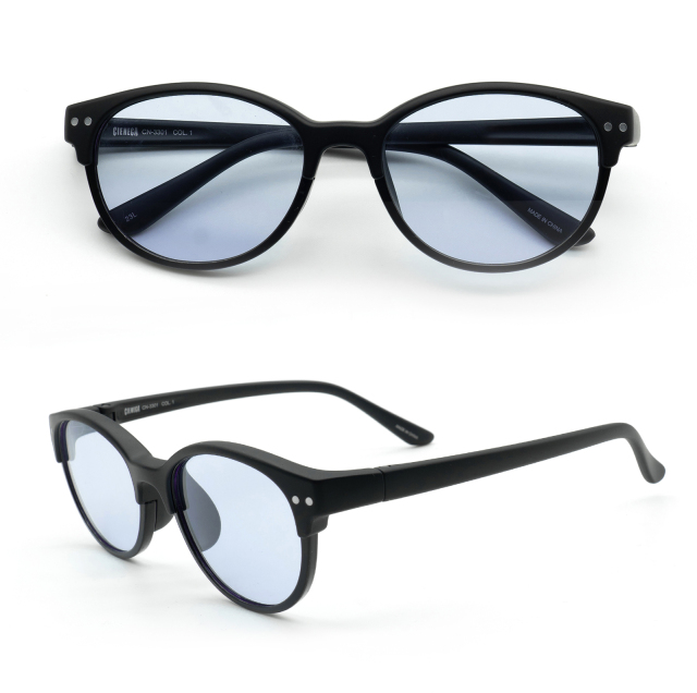 CIENEGA 夜間ドライブ用サングラス ボストンシェイプ CN-3301D