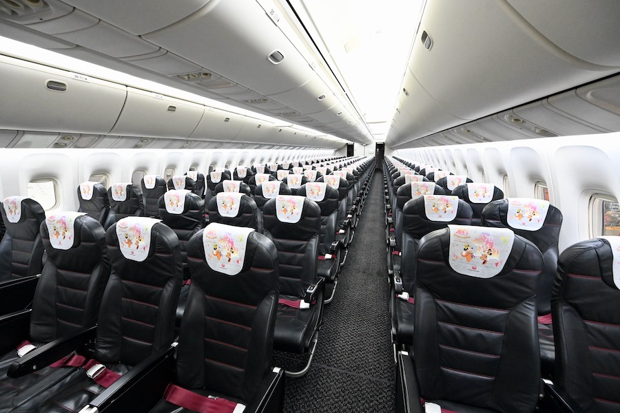 JAL、東京ディズニーリゾート40周年の特別機「Colorful Dreams Express