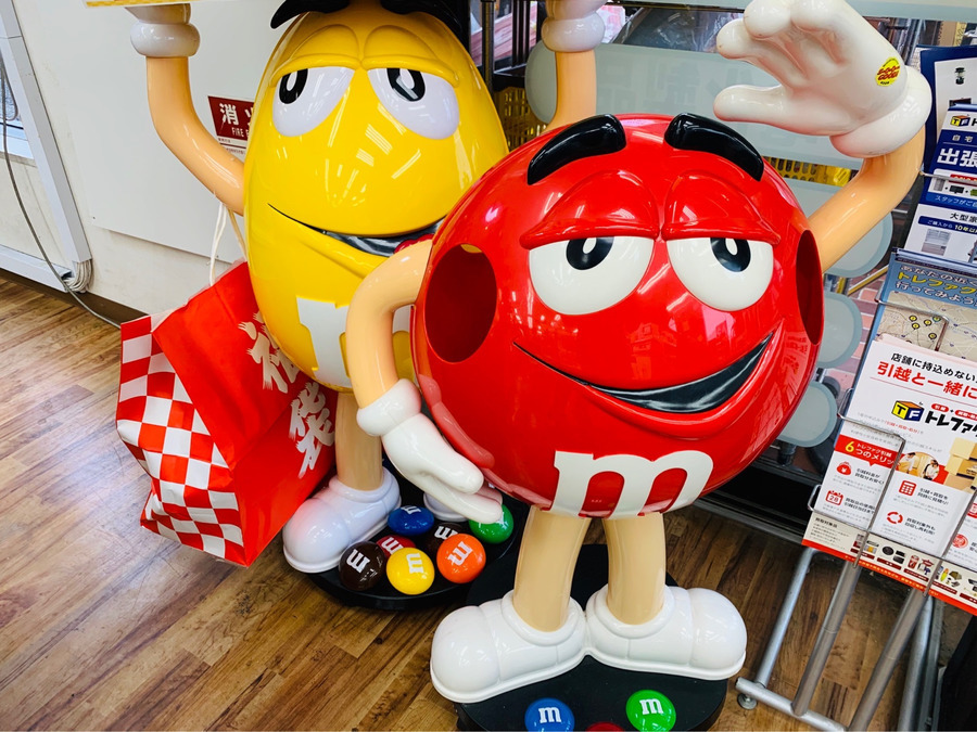 m&m's】大きな『ディスプレイフィギュア』が入荷しました！【松戸店
