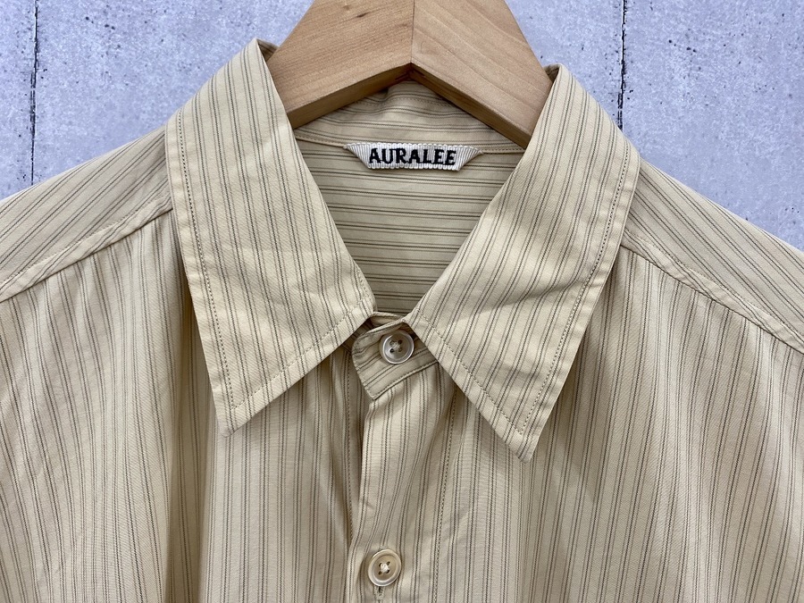 夏の主役アイテムに♪】AURALEE(オーラリー)の半袖シャツをご紹介