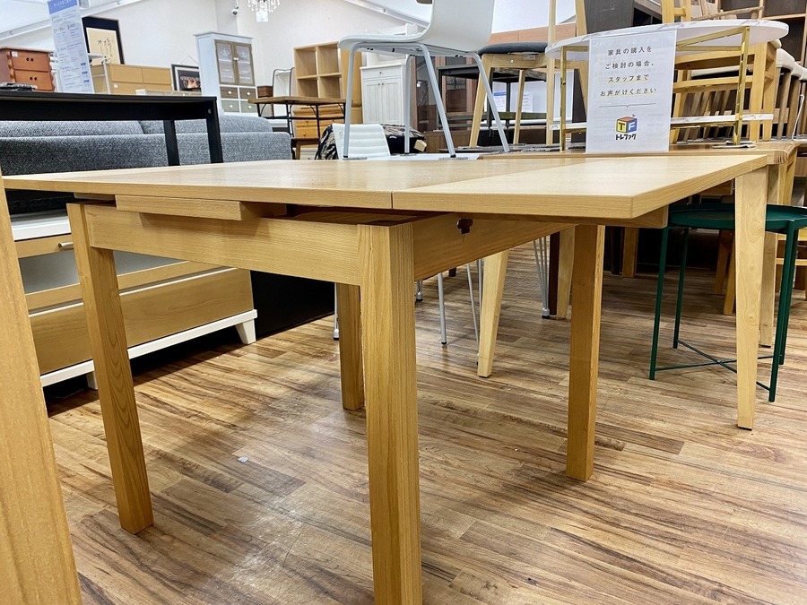 伸長式！】無印良品の木製エクステンションテーブルをご紹介！｜2022年
