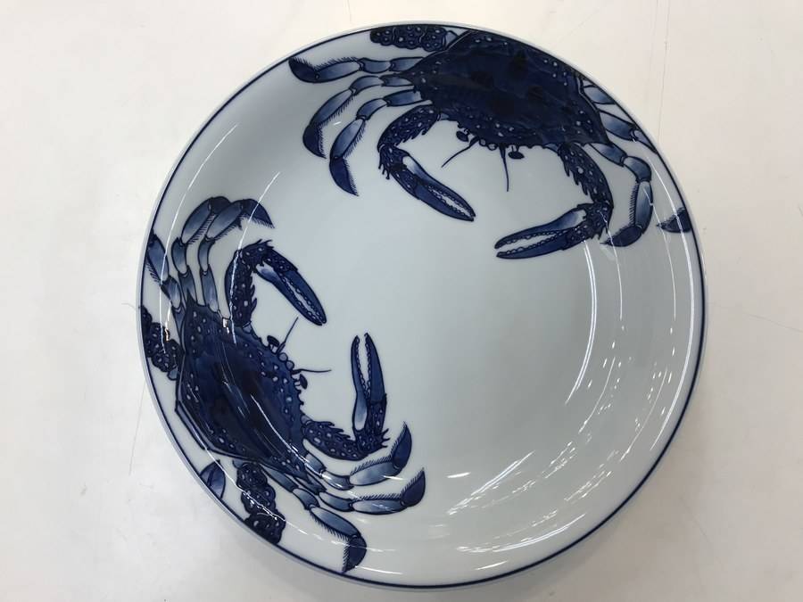 源右衛門窯の染付蟹絵 皿をご紹介！｜2018年05月03日｜リサイクル