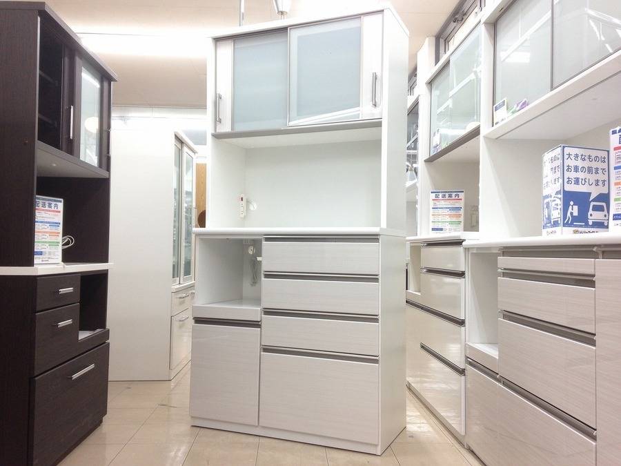 ニトリ ポスティア 食器棚 幅100cmタイプ 奥行50 高さ206cm (CA08)