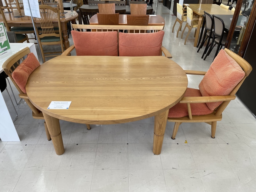 お値段見直しました！ ナガノインテリア J-calm ダイニングセットのご