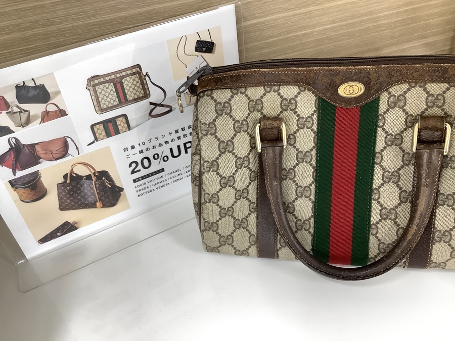 GUCCI(グッチ) ミニボストンバッグが入荷致しました『ブランド10選買取