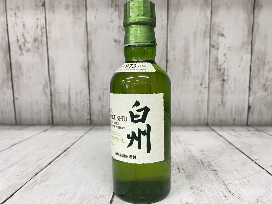 SUNTORY(サントリー) シングルモルト ウイスキー 白州 180mlが買取入荷