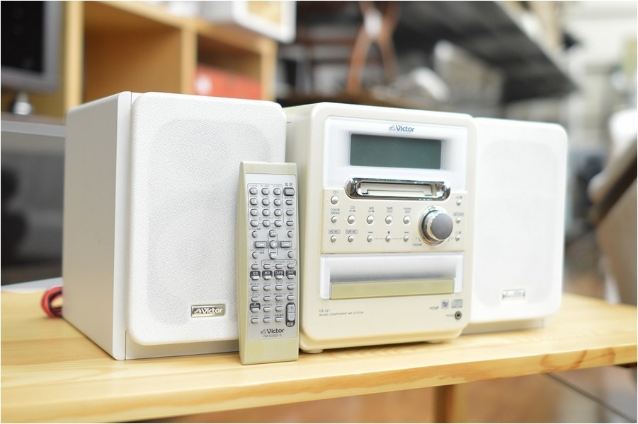 Victor(ビクター)の CD/MDコンポ（CA-UXQ1-W）が買取入荷いたしました