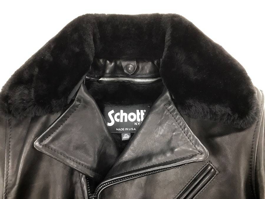 コラボアイテム！【Schott×LAD MUSICIAN】ムートンダブルライダース