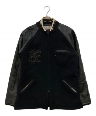 中古・古着通販】ANOTHER HEAVEN (アナザーヘブン) レザー切替メルトン