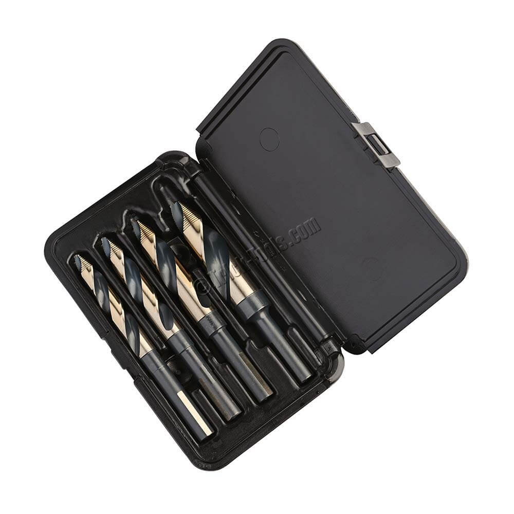 4KK12SP, KnKut 4-piece Step Drill Bit Kit with 1/2 inch Shank