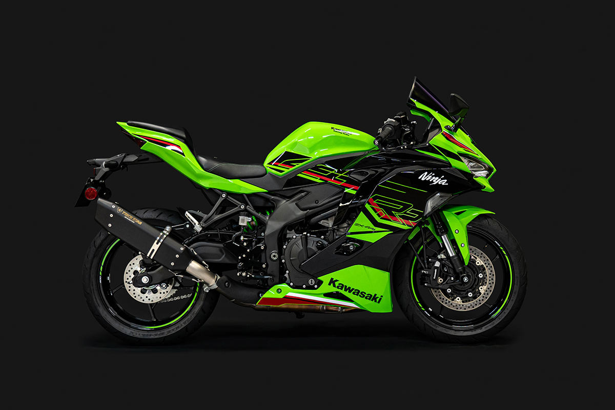 新製品情報】Ninja ZX-4RR / ZX-4R SE 政府認証スリップオンマフラー