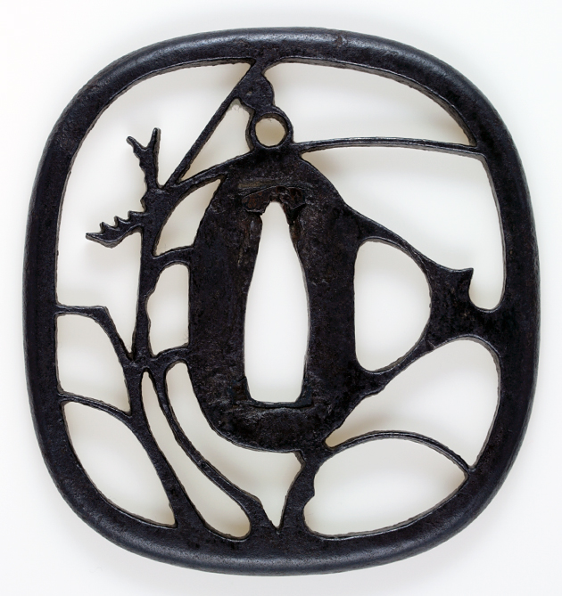 鐔 赤坂 武蔵野図[B00032]｜刀剣や刀の販売なら日本刀販売専門店つるぎの屋