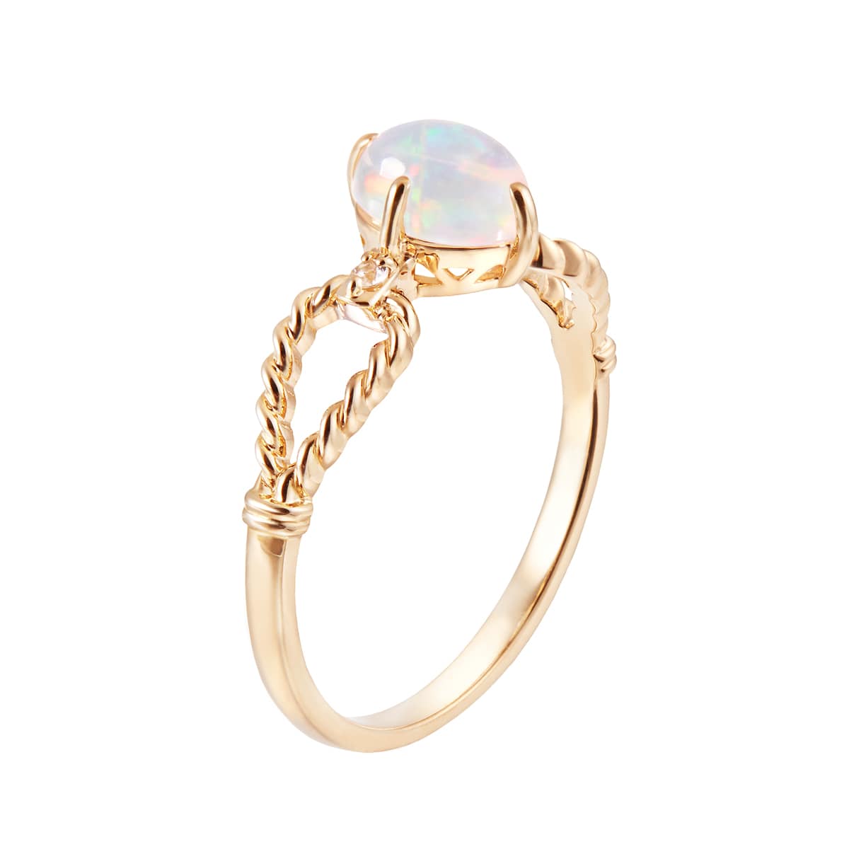 K10イエローゴールドオパールリング(RFR624-002)|TSUTSUMI（ジュエリー