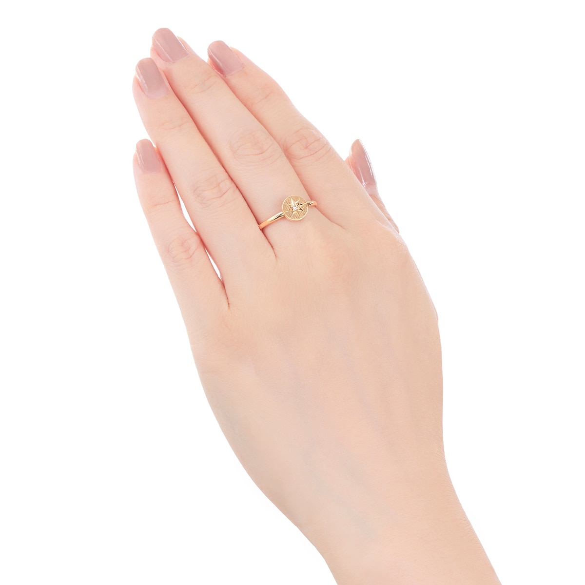 K18イエローゴールドダイヤモンドリング(RFR570-001)|TSUTSUMI