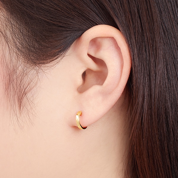 K18イエローゴールドピアス(RPE101-002)|TSUTSUMI（ジュエリーツツミ