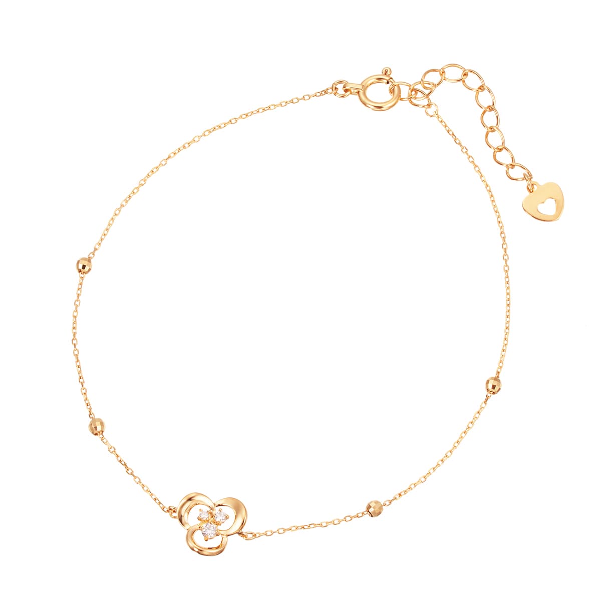 K18イエローゴールドダイヤモンドブレスレット(RBL549)|TSUTSUMI