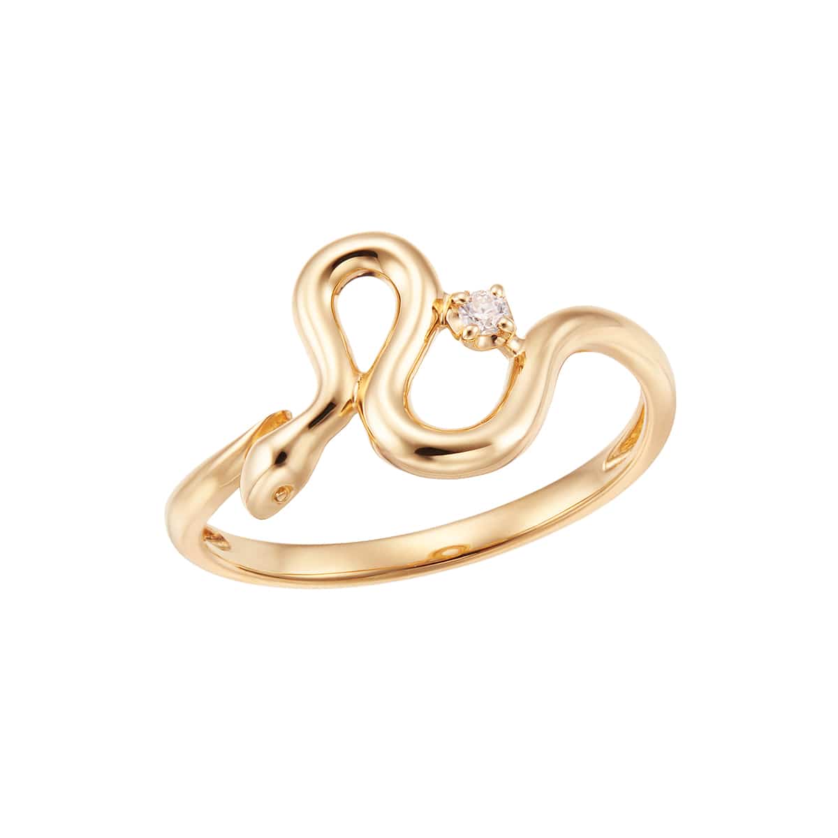 K18イエローゴールドダイヤモンドリング(RFR699-002)|TSUTSUMI