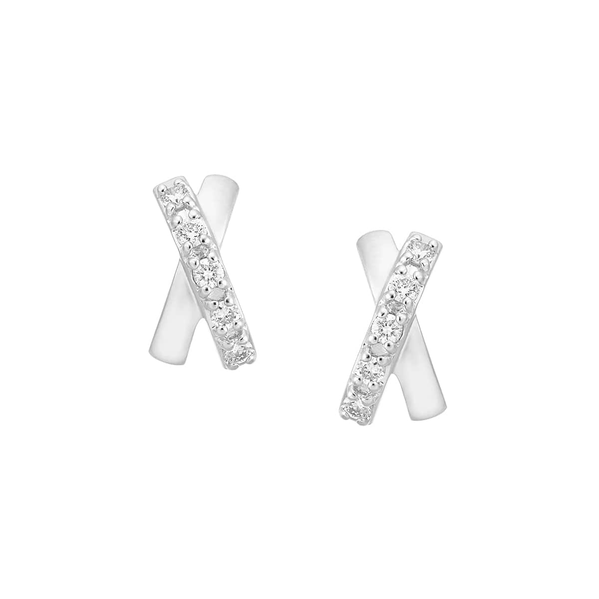 K10ホワイトゴールドダイヤモンドピアス(RPE256-003)|TSUTSUMI