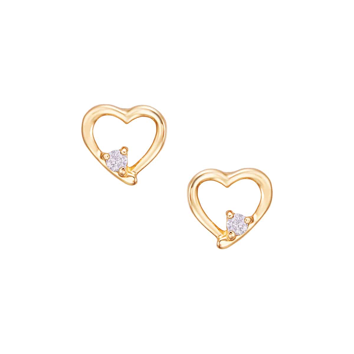 K18イエローゴールドダイヤモンドピアス(RPE676-003)|TSUTSUMI