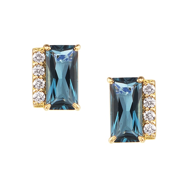 K18イエローゴールドロンドンブルートパーズピアス(RPE876-001