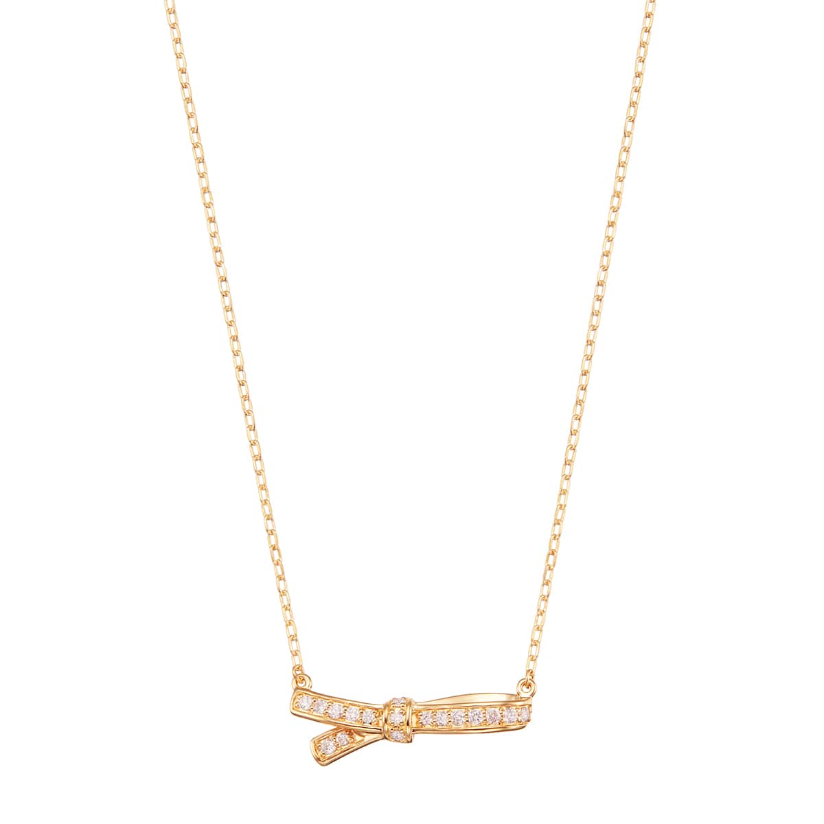 K18イエローゴールドダイヤモンドネックレス(RPN834-002)|TSUTSUMI