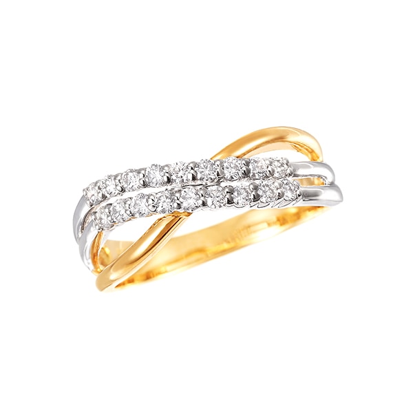 K18イエローゴールドダイヤモンドリング(RFR270)|TSUTSUMI（ジュエリー