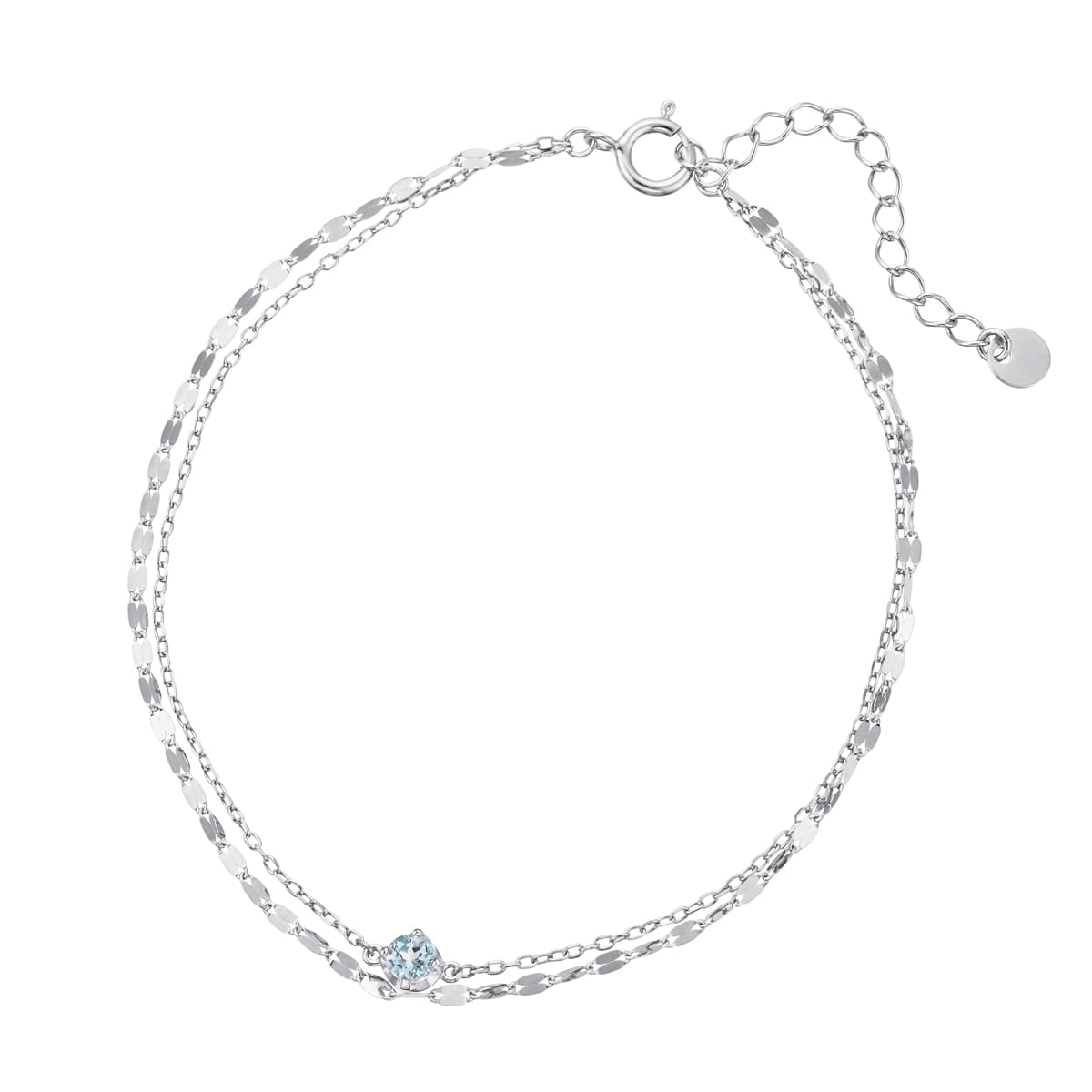 K10ホワイトゴールドブレスレット(RBL548)|TSUTSUMI（ジュエリーツツミ